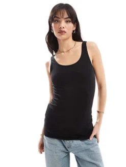 JDY Vest Top In Black For Women