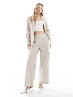 JDY Tailoring Co-ord In Stone