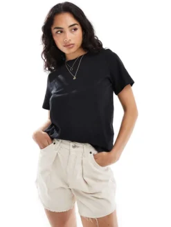 JDY Boxy T-shirt In Black For Women