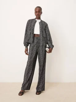 JDY Casual Tailored Co-ord In Black Check